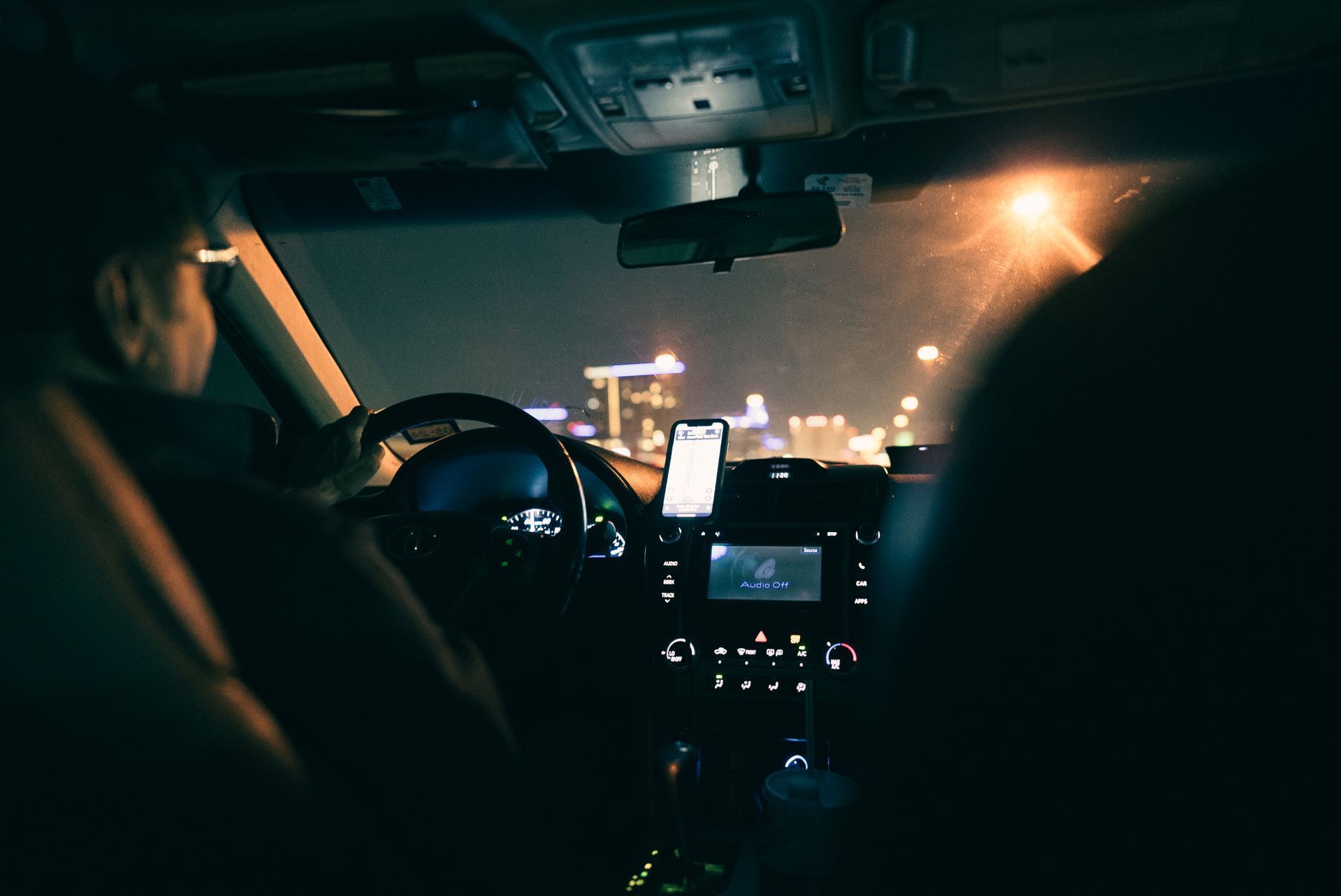 Car window tint for night driving