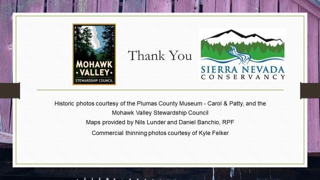 A thank you card from the sierra nevada conservancy
