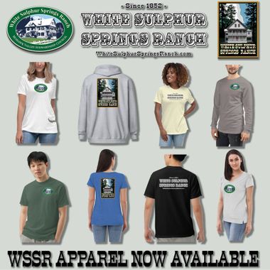 White sulphur springs ranch apparel is now available