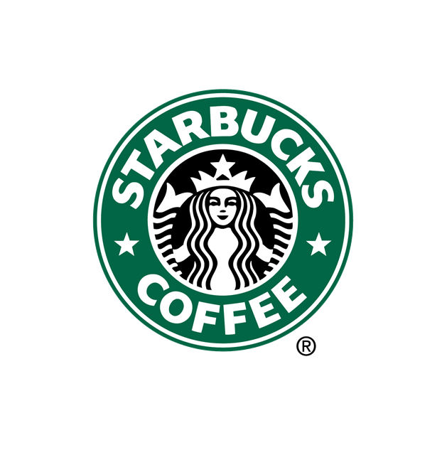 A starbucks coffee logo on a white background