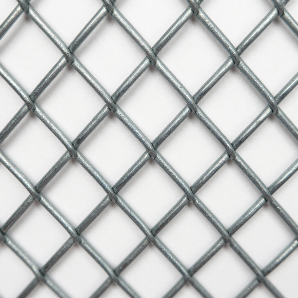 Detalle de malla galvanizada