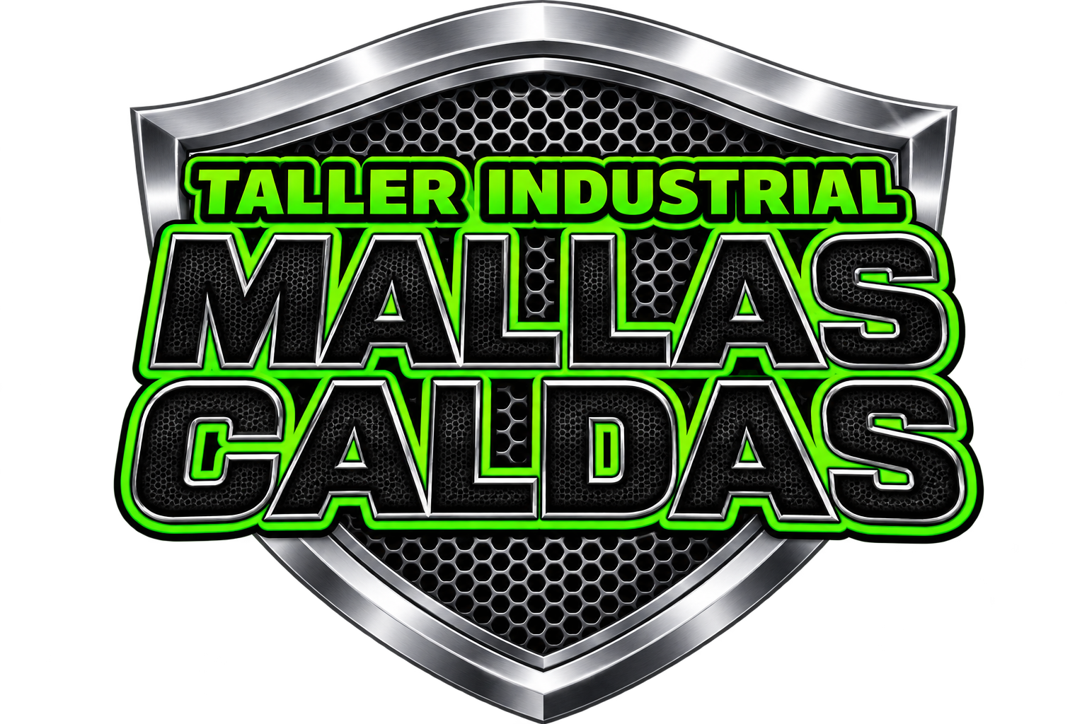 Logo tipográfico de Mallas Caldas