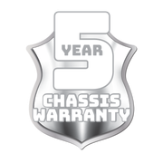 Silver shield logo with 