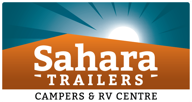 The logo for sahara trailers campers and rv centre