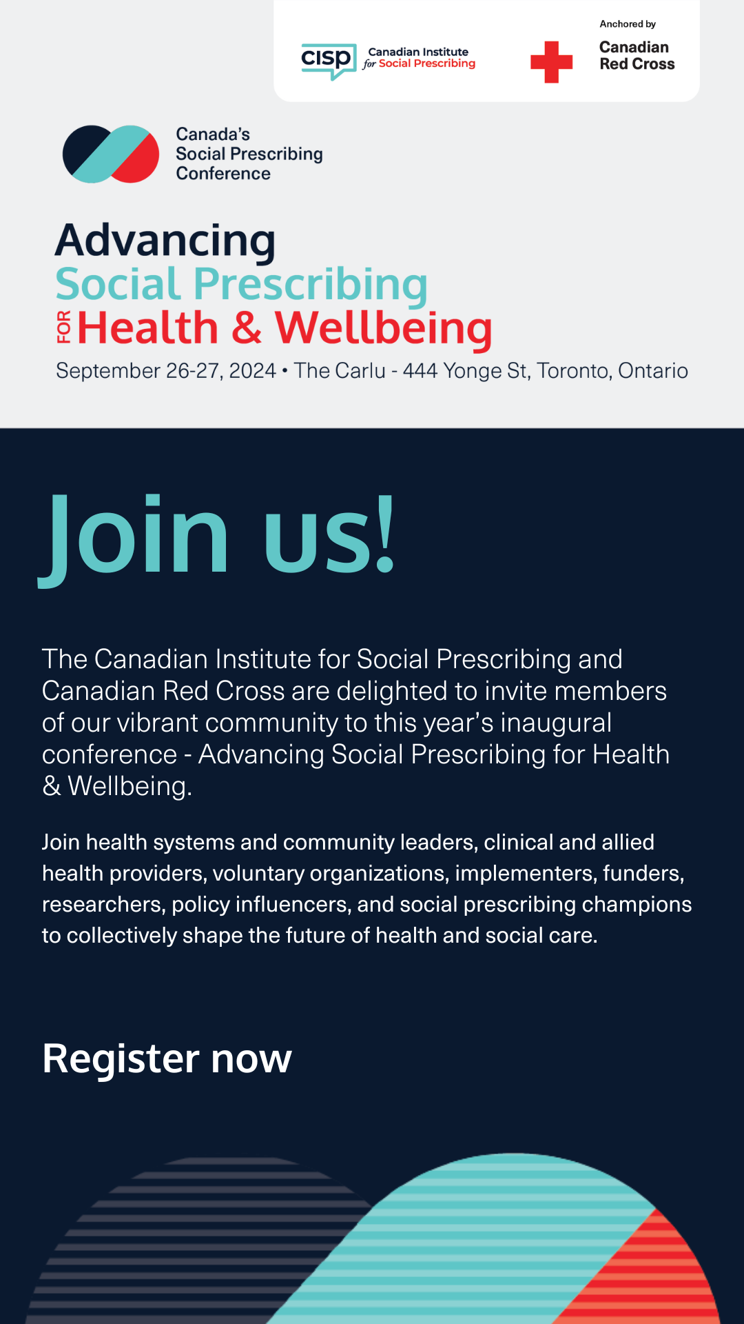 A poster that says `` join us '' on it.