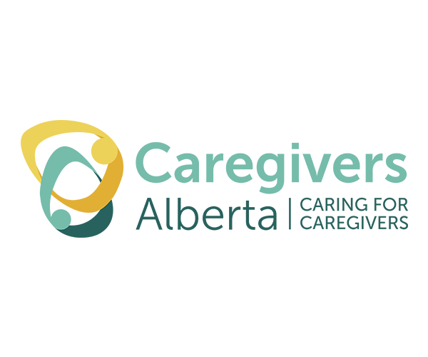 Le logo pour les aidants naturels de l'Alberta prendre soin des aidants naturels