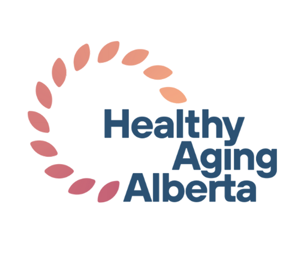 A logo for the healthy aging alberta program