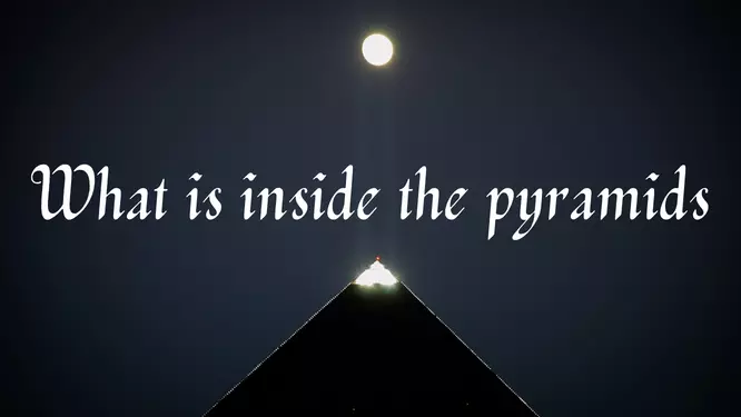 What is inside the pyramids ?