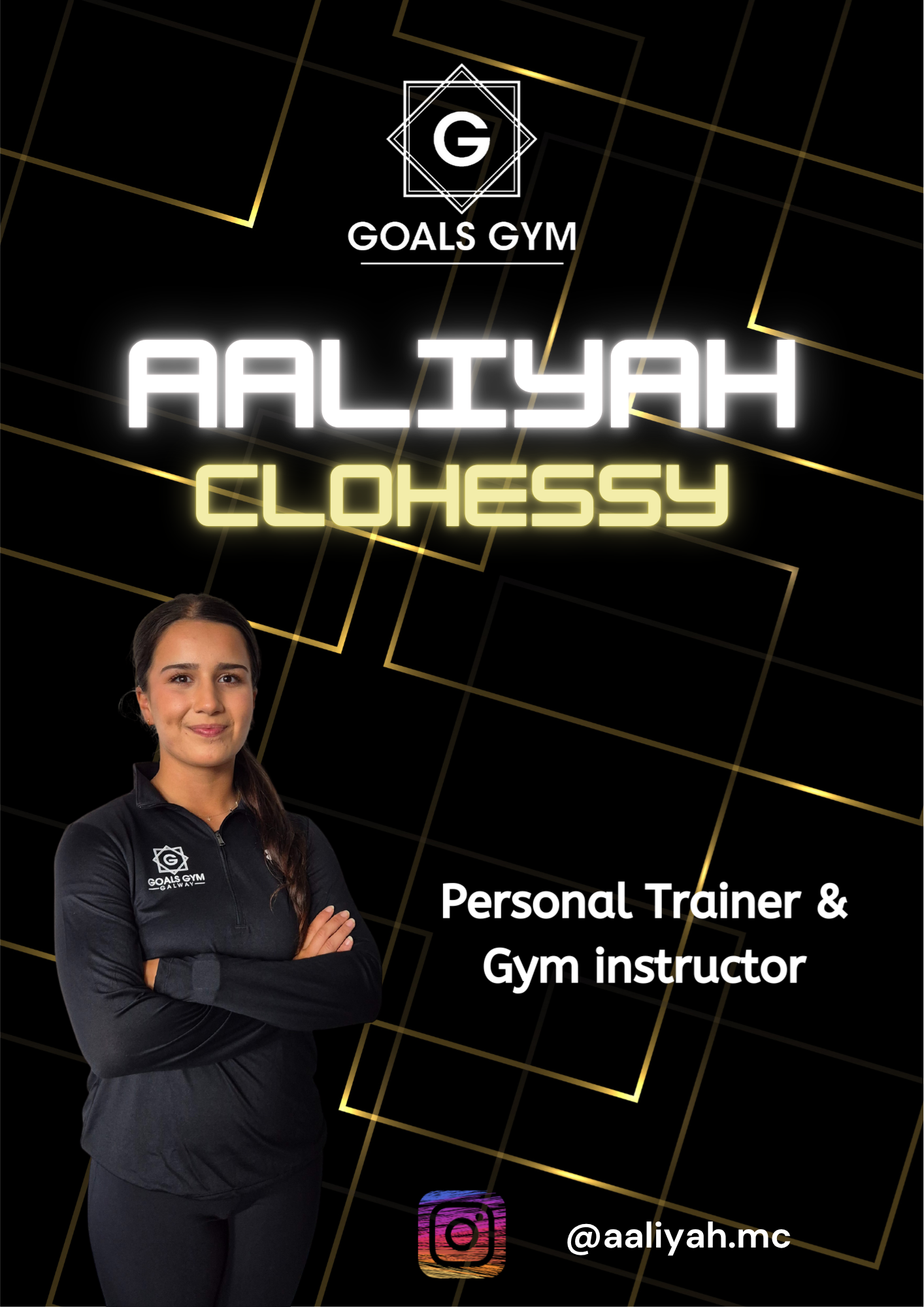 Aaliyah Clohessy - Personal Trainer & Gym Instructor at Goals Gym Galway