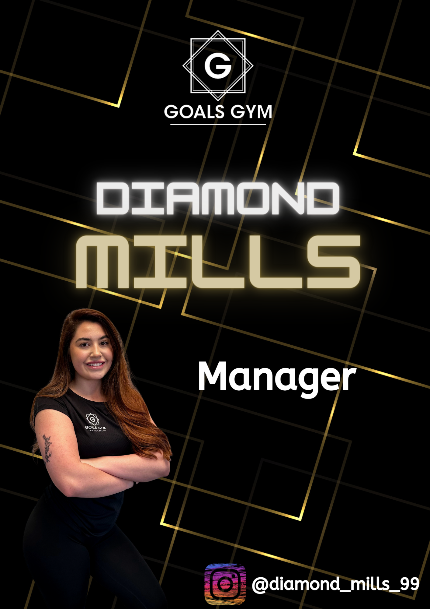 Diamond Mills - Manager at Goals Gym Castlebar