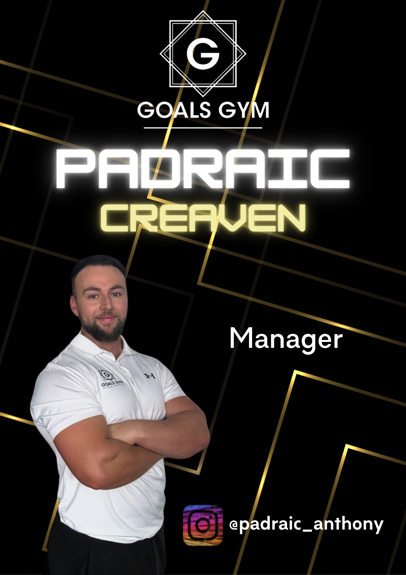 Padraic Creaven - Manager at Goals Gym Galway