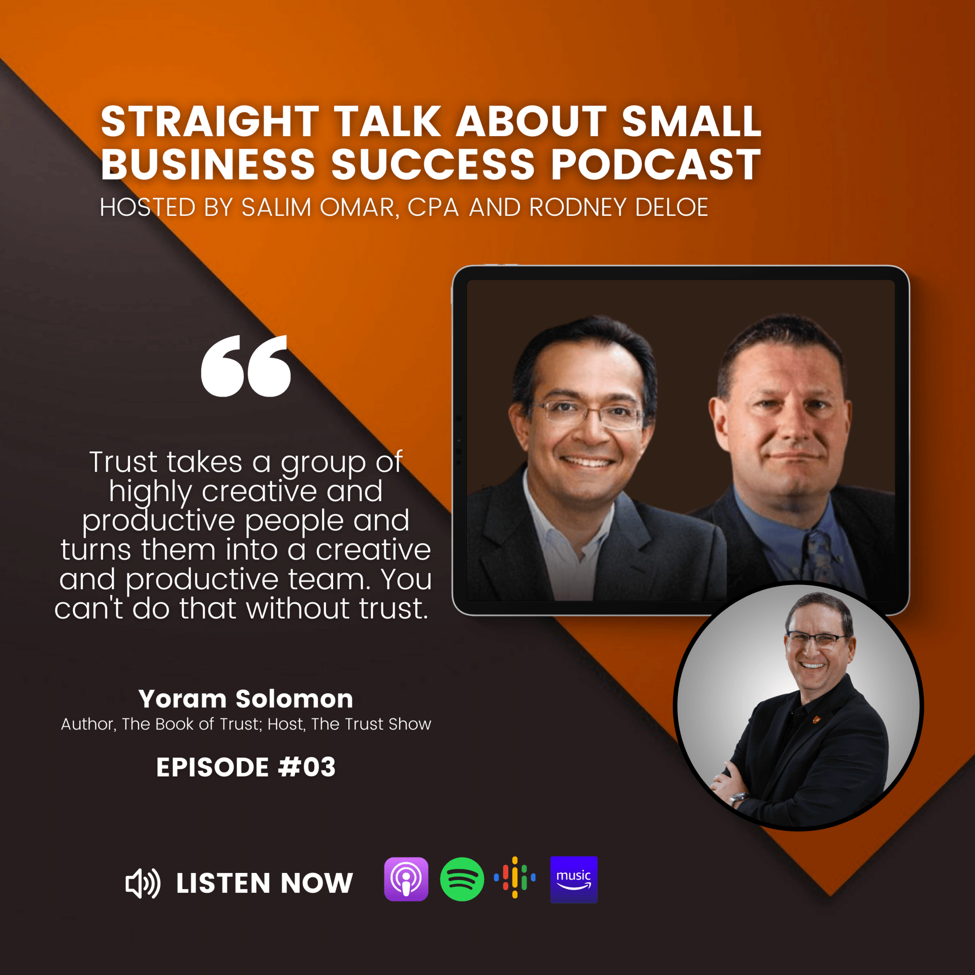 STCPA Podcast Episode 3 w/ Yoram Solomon