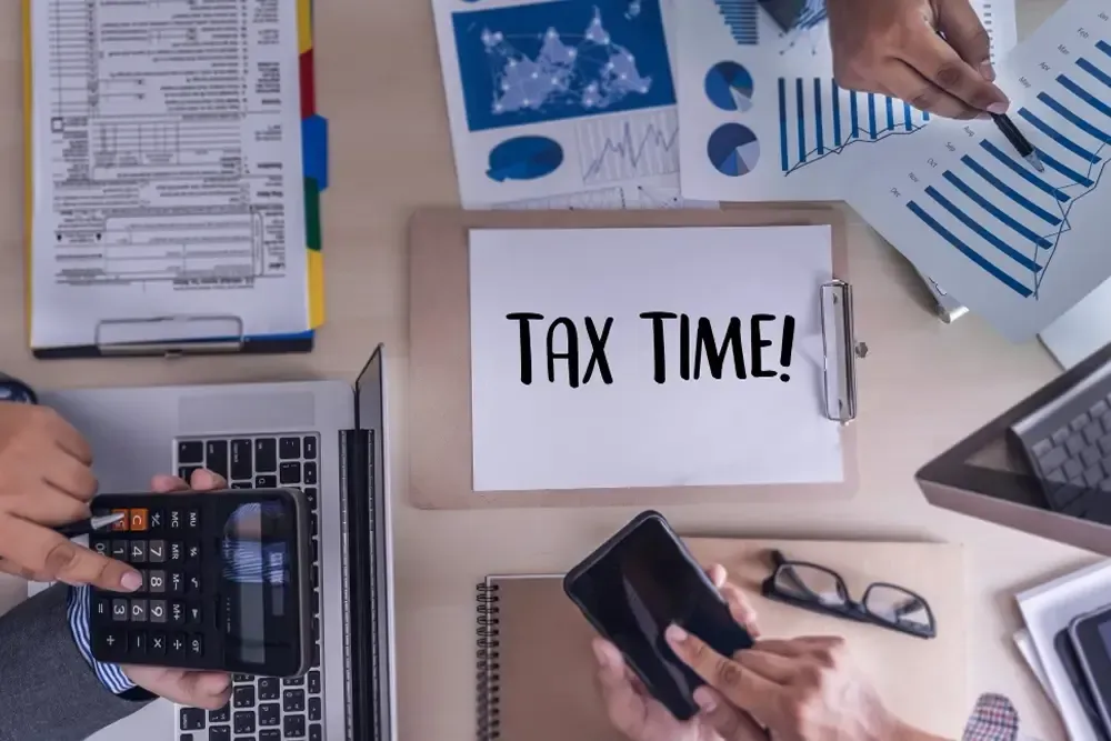 Taxes planning money financial accounting