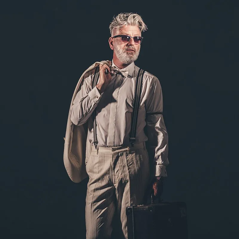 Hipster business man