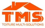Un logo pour une entreprise appelée tms toiture multi-solutions