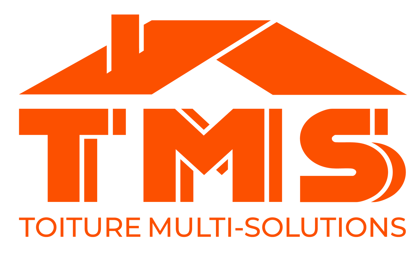 Un logo pour une entreprise appelée tms toiture multi-solutions