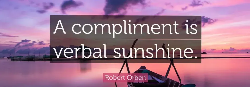 Quote complimenten geven