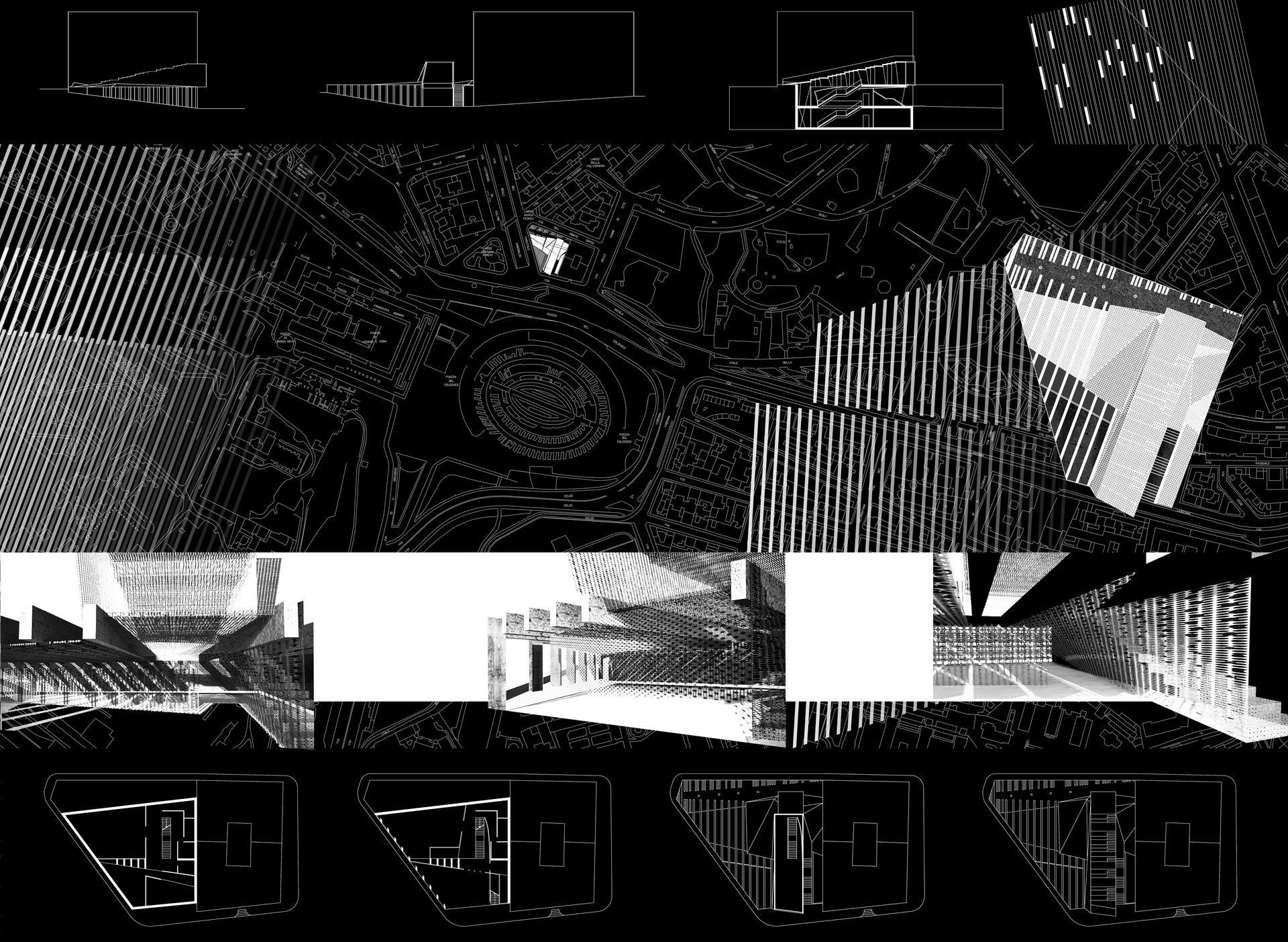 Tavole e progetti Studio di Architettura Emiliano Spaziani Architetto Frosinone 
