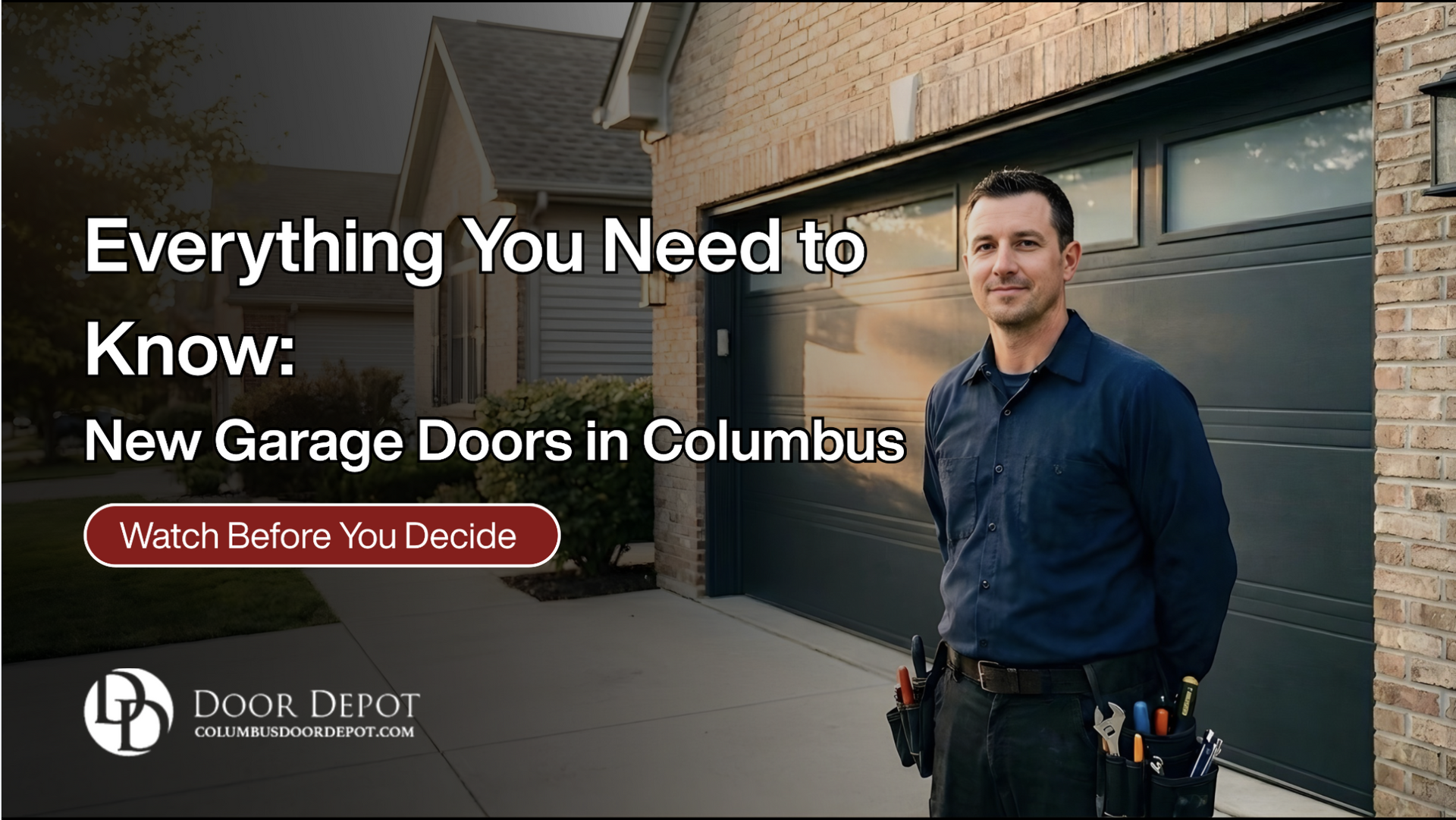 New Garage Door in Columbus 