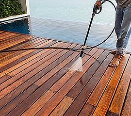Power wash deck