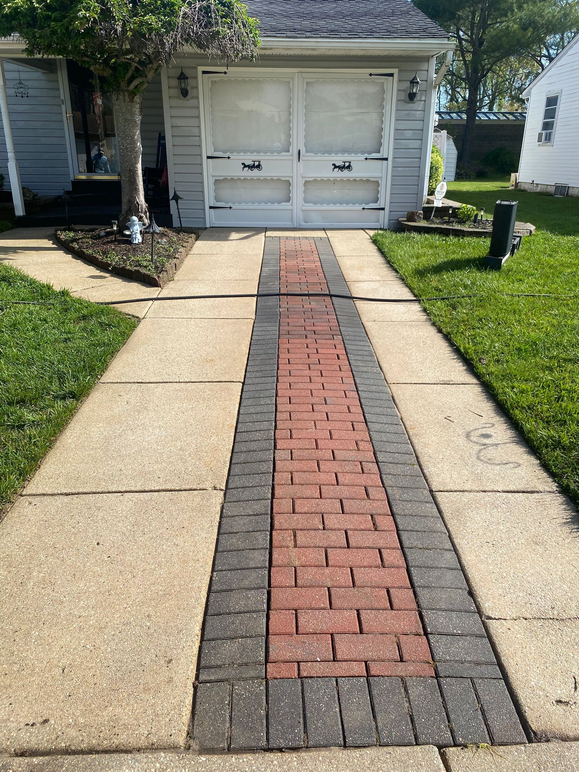 Sea isle city power washing pavers