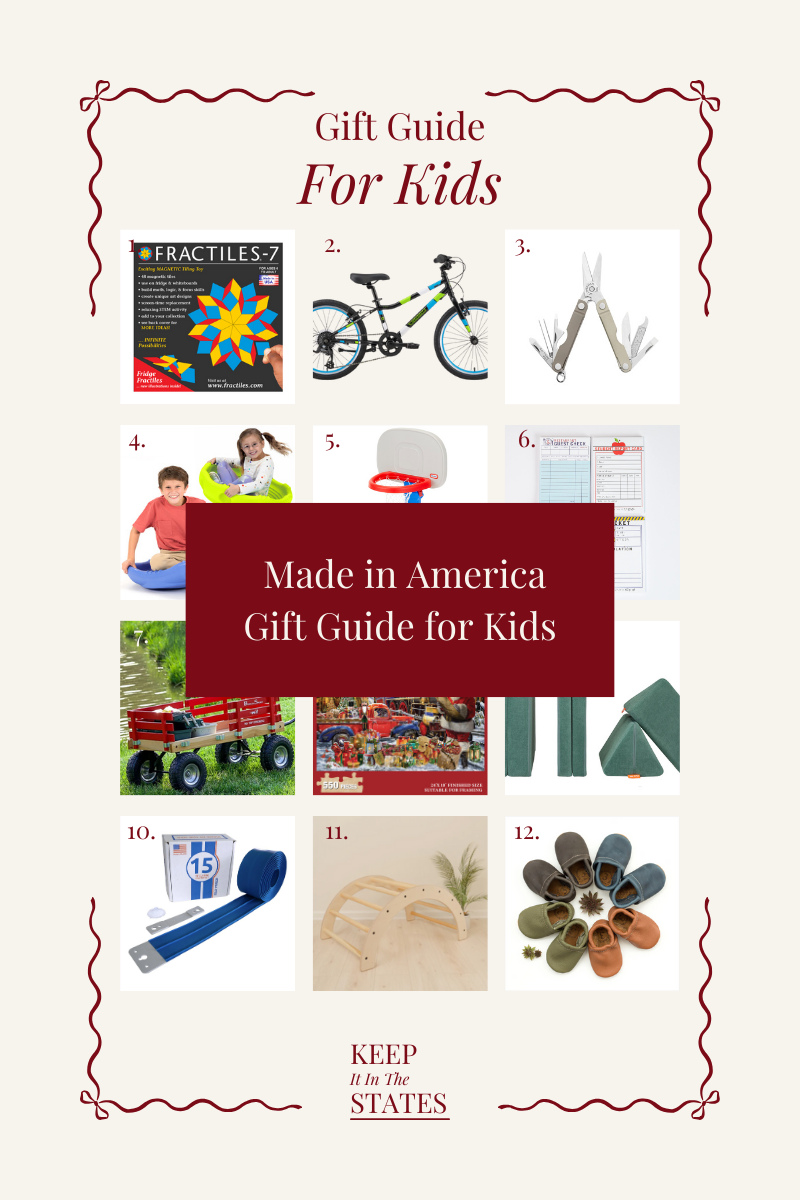 Made in America Holiday Gift Guide for Kids