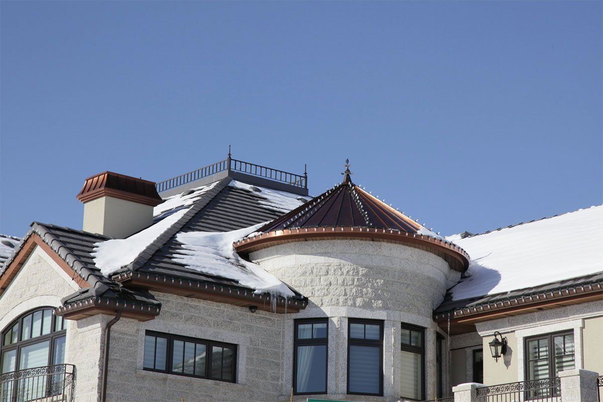 house with metal roof