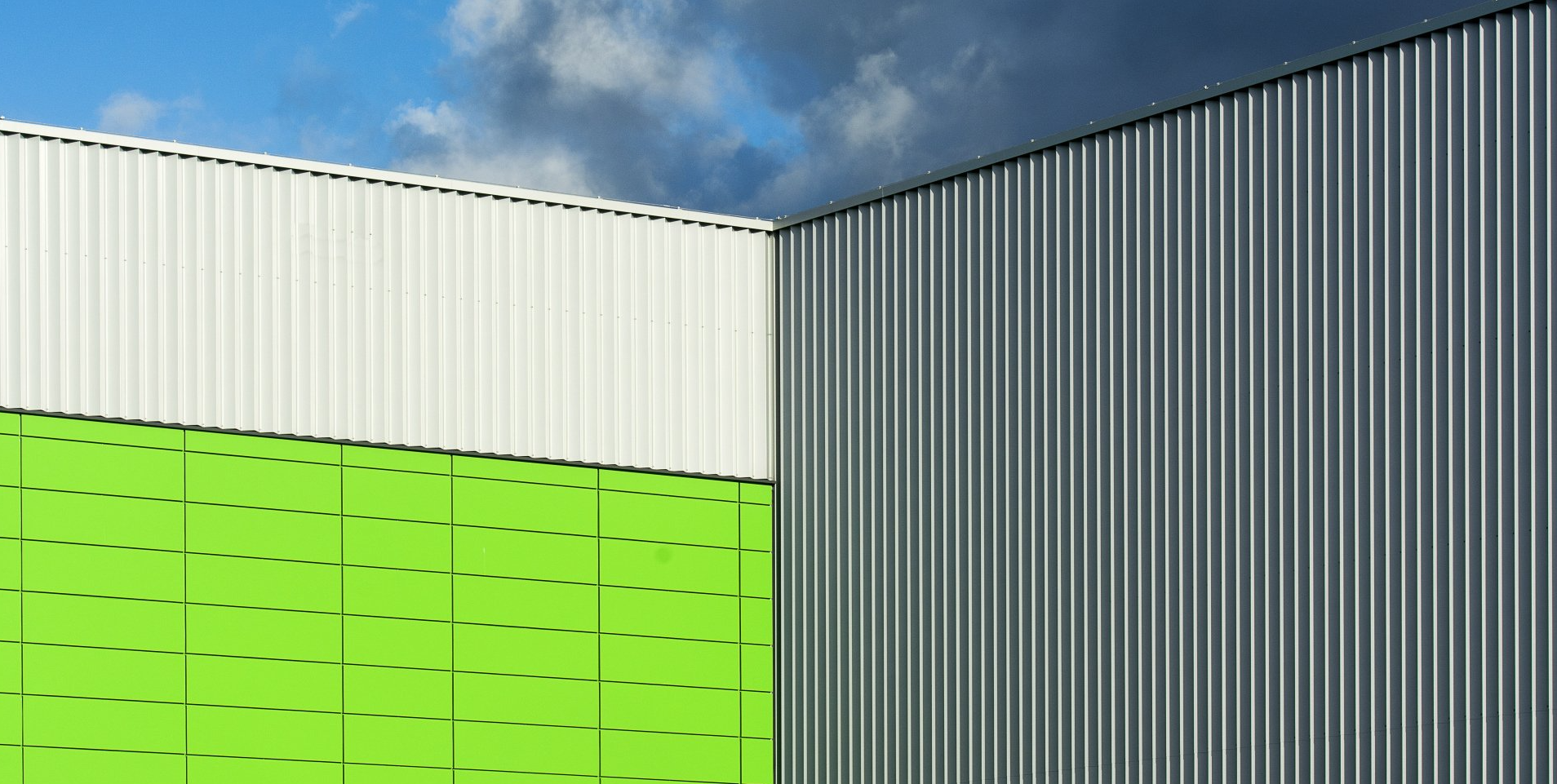 building with metal siding