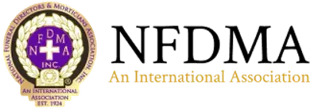 NFDMA logo with purple and gold seal and text “An International Association”