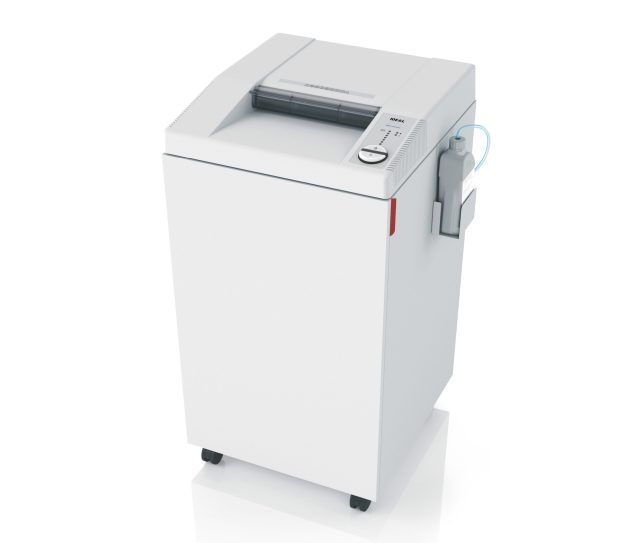 Ideal 4005 paper shredder from Documentshredding in Centurion with a feed slot and control panel.