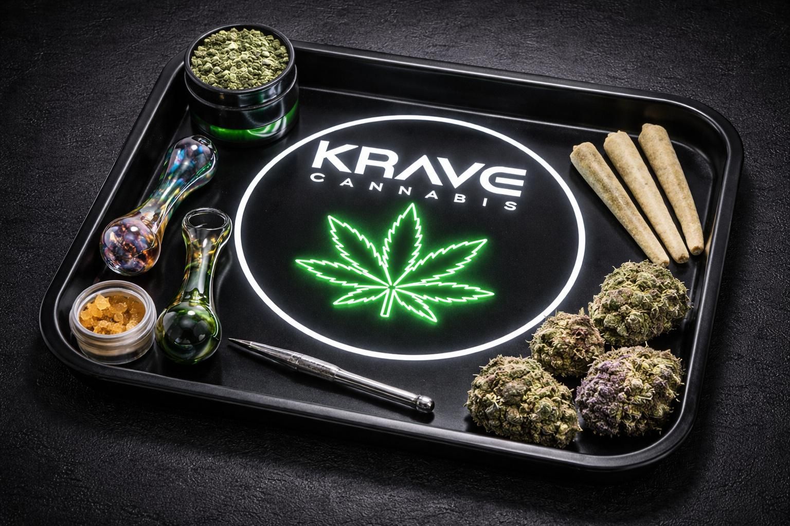 Best indica cannabis strains available at Krave Cannabis dispensary on 118 Avenue NW Edmonton Albert