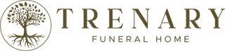 The logo for sample funeral home is shown on a white background.