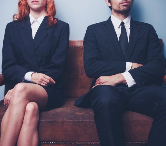 Couple Getting a Divorce