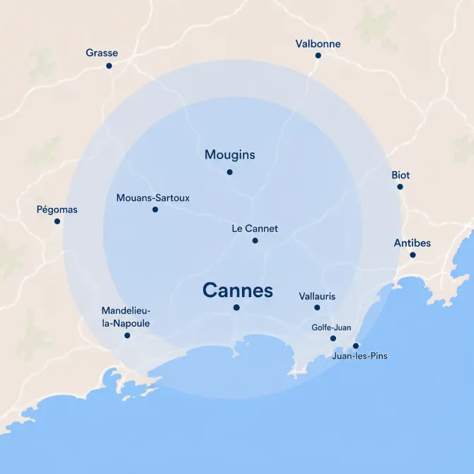 Zone d'intervention Mon artisan services