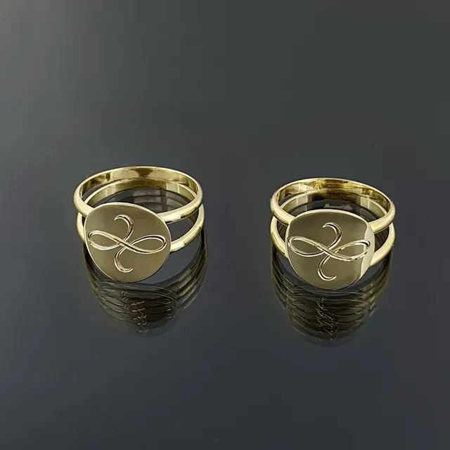 goud ringen moeder dochter handgemaakt  Goudsmid