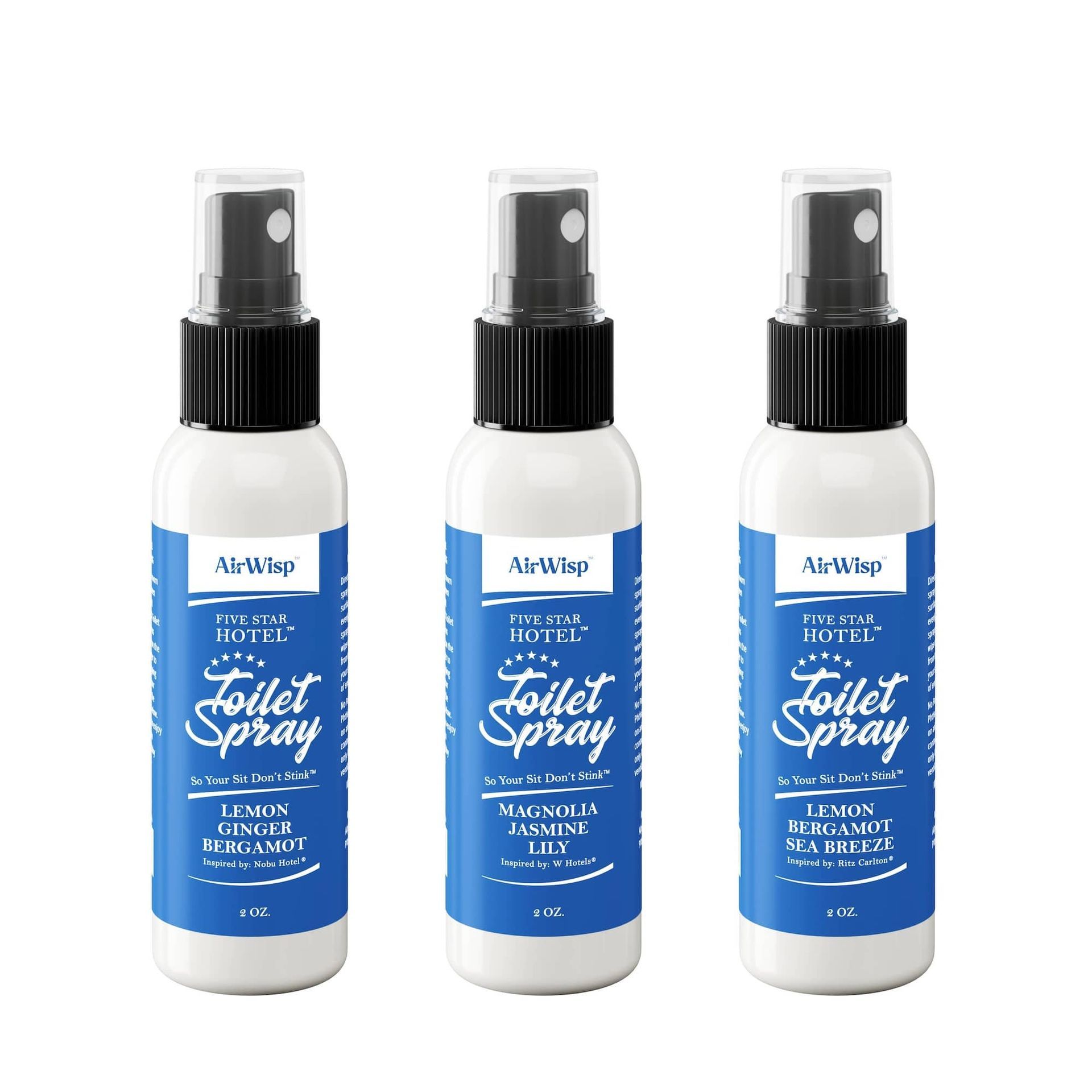 AirWisp Toilet Spray Variety Pack