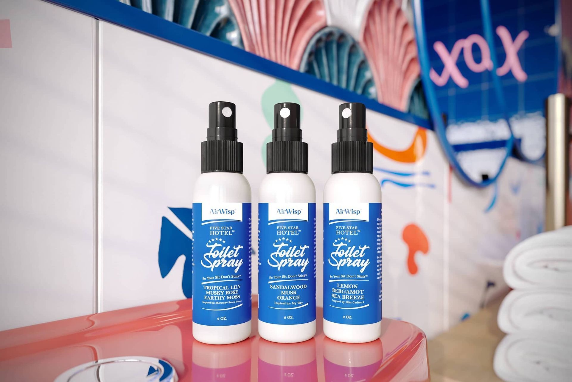 AirWisp Toilet Spray Variety Packs