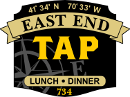 Logo for East End Tap featuring the text 