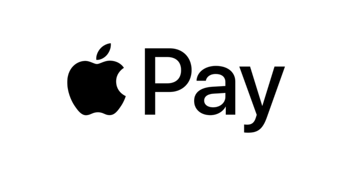 Het Apple Pay-logo met een appelsymbool en het woord 'Pay' ernaast.