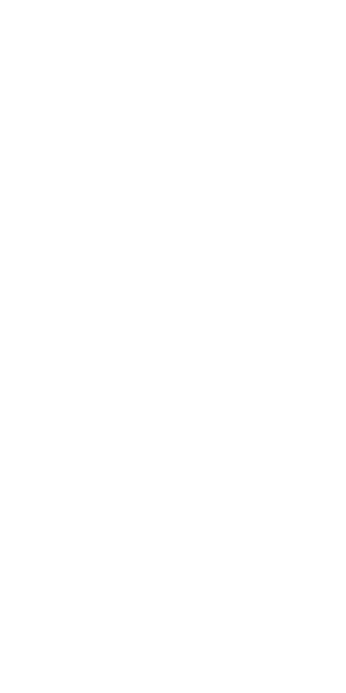 A close-up of a person's hand holding a blue marker and drawing a black heart on a white piece of paper.