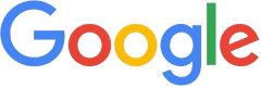Google logo in blue, red, yellow, and green letters on a white background