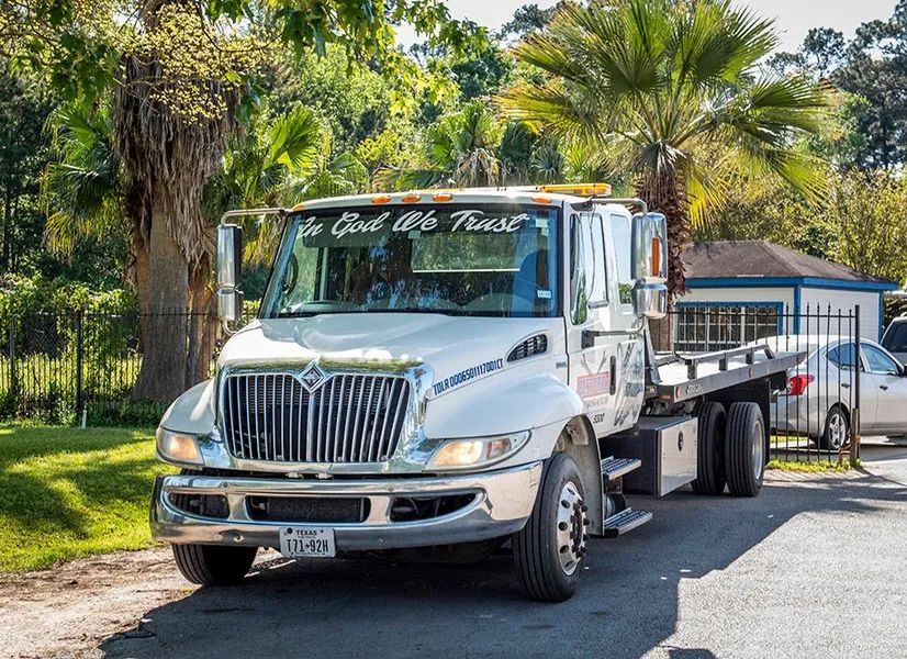 A Truck Parked in Fron of Our Auto Rpeiar Shop in Spring, TX | Best Auto Care