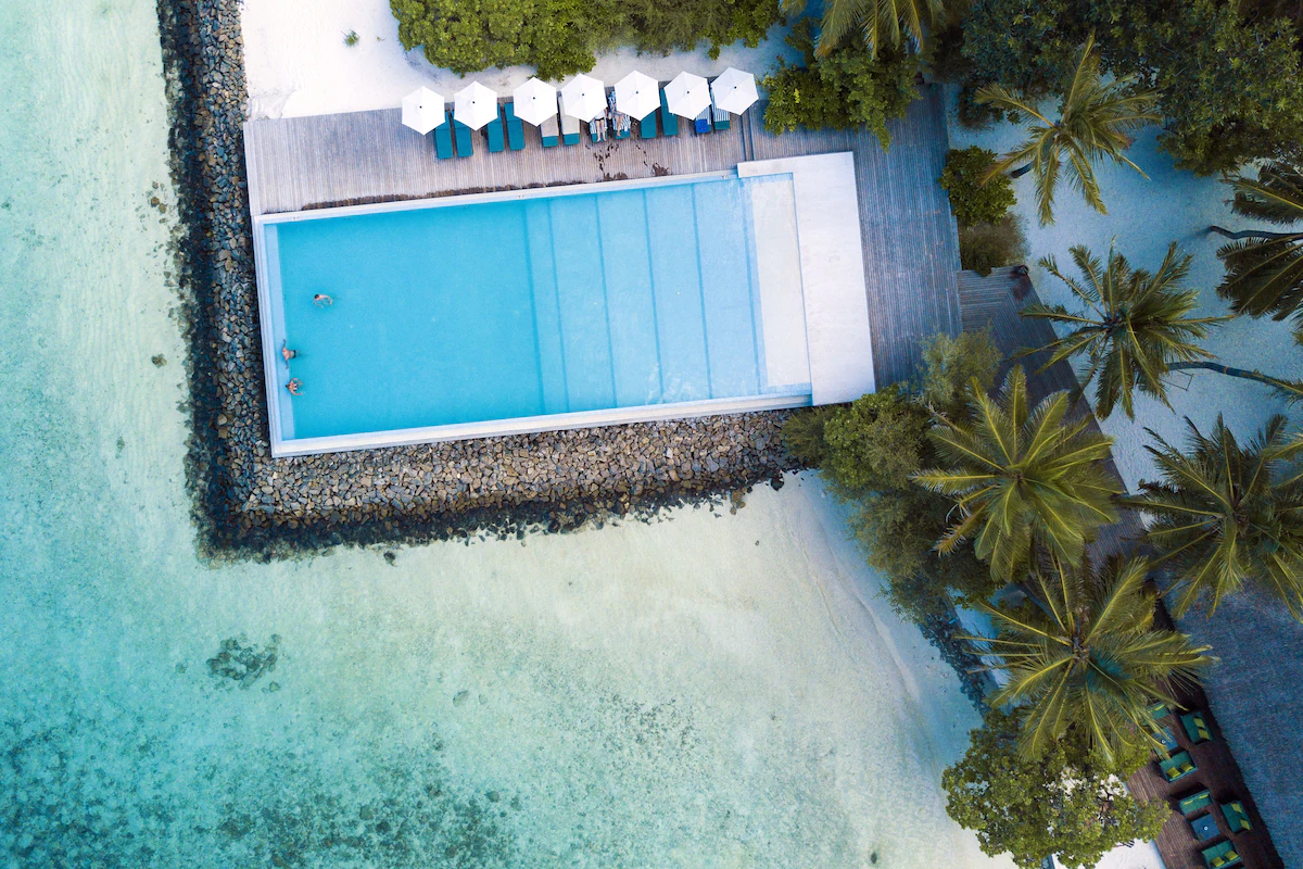 Maldives pool