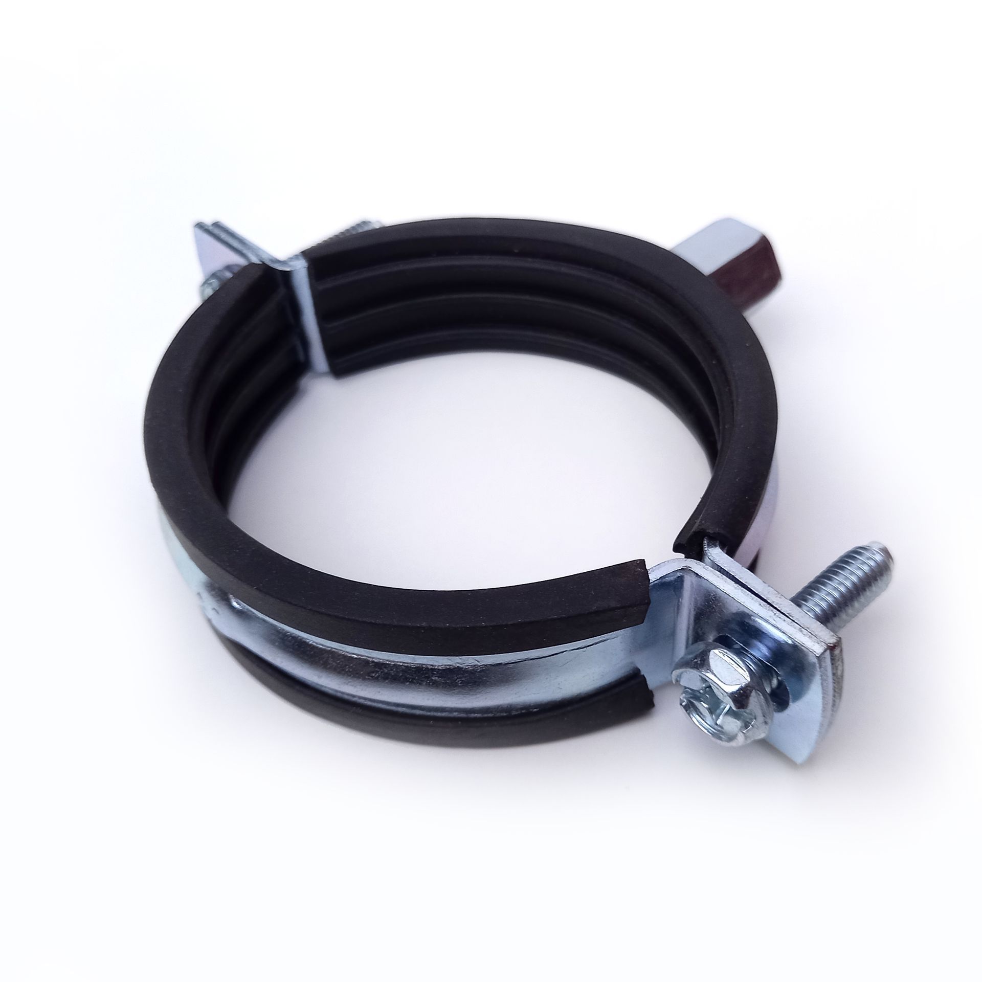 Rubber lined Clips for plastic pipe