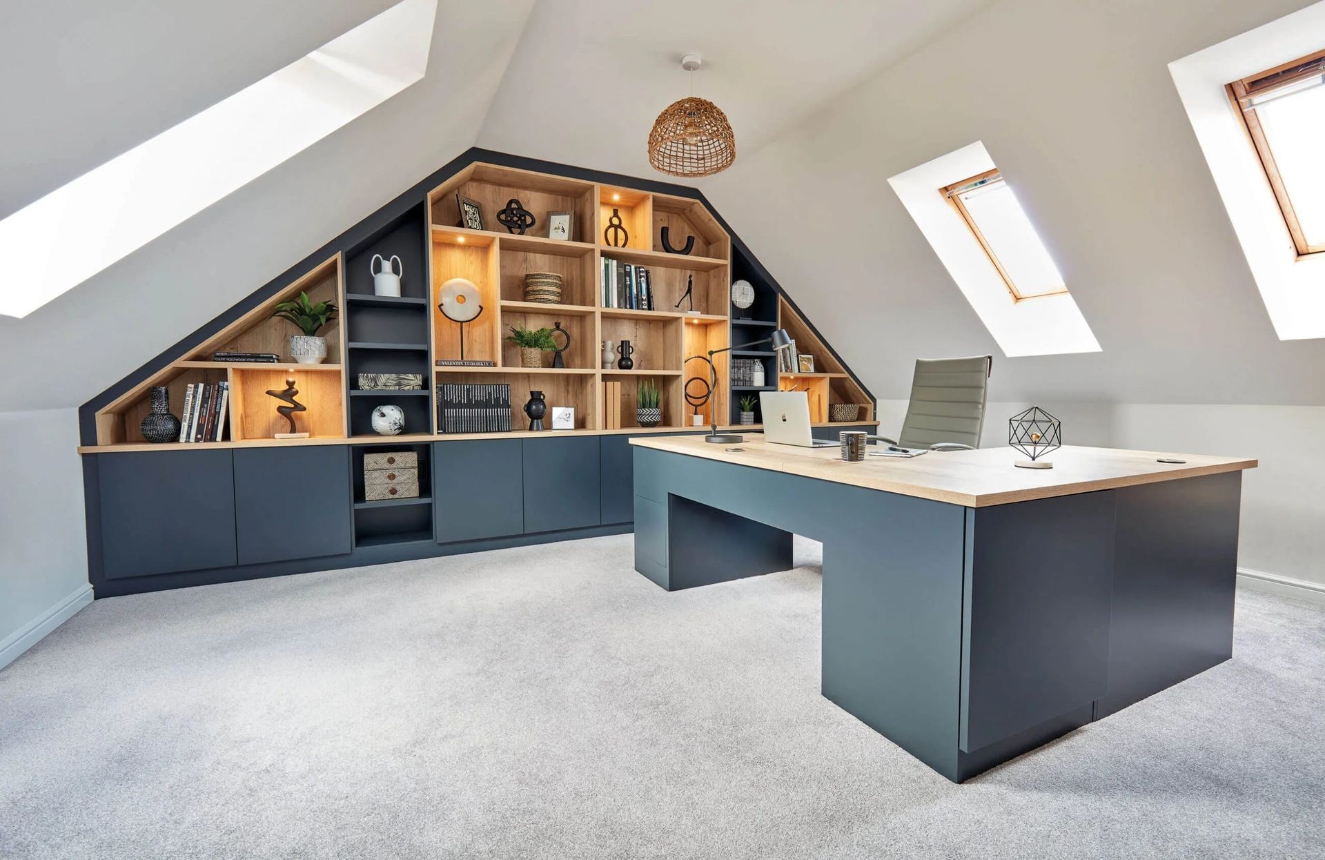 Suffolk loft conversion. High quality office loft conversion. Pro Build East Ltd, best local builders in Hadleigh near Ipswich, Suffolk.