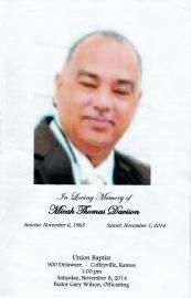 Memorial card with a portrait and tribute text on a white background