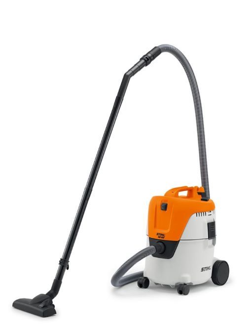A White and Orange Vacuum Cleaner on A White Background — Stihl Shop Grafton in Grafton, NSW