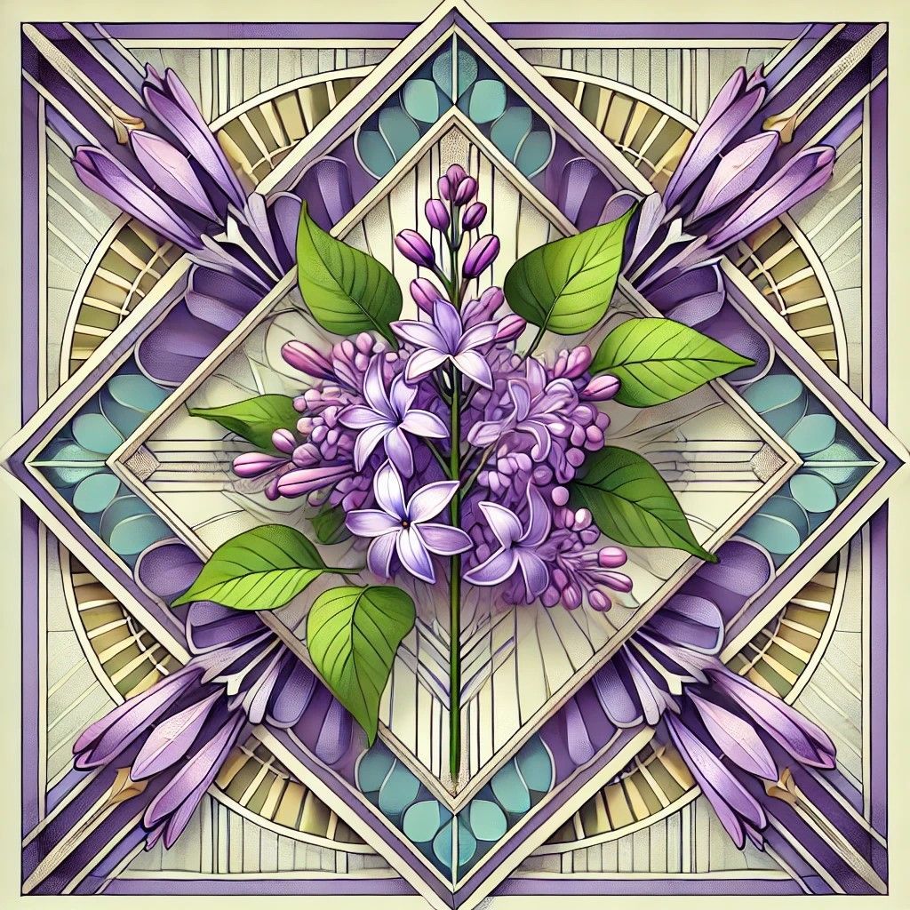 Lilac wildflower