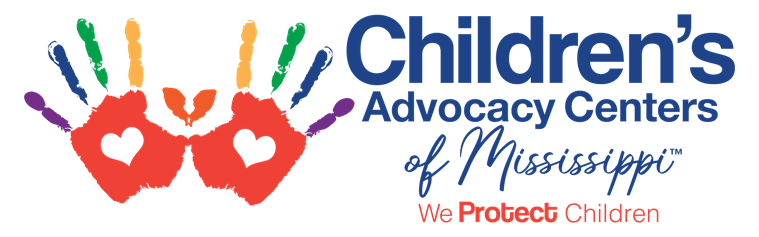The logo for children 's advocacy centers of mississippi