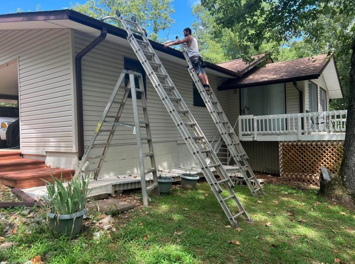 seamless gutter installation